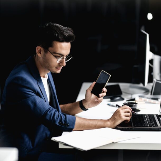 Man Using Laptop 4